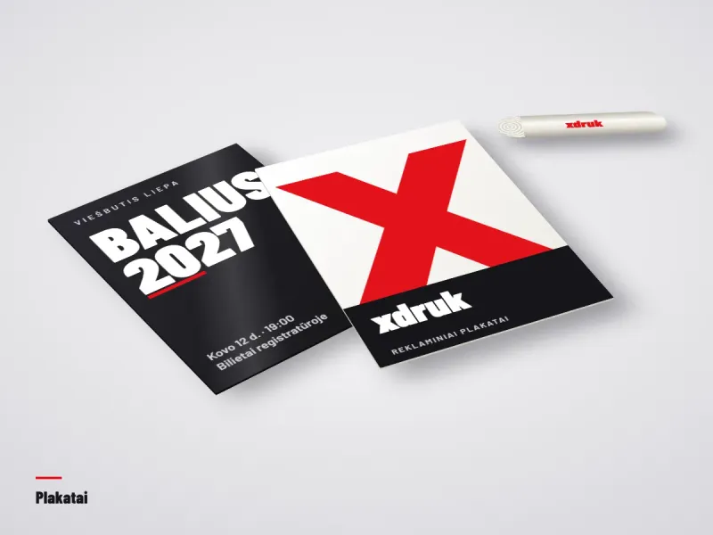 A3 formato reklaminis plakatas parduotuvės vitrinoje