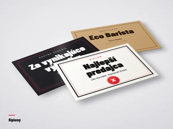 Diplom A4 s vytlačeným menom účastníka a ozdobným rámom